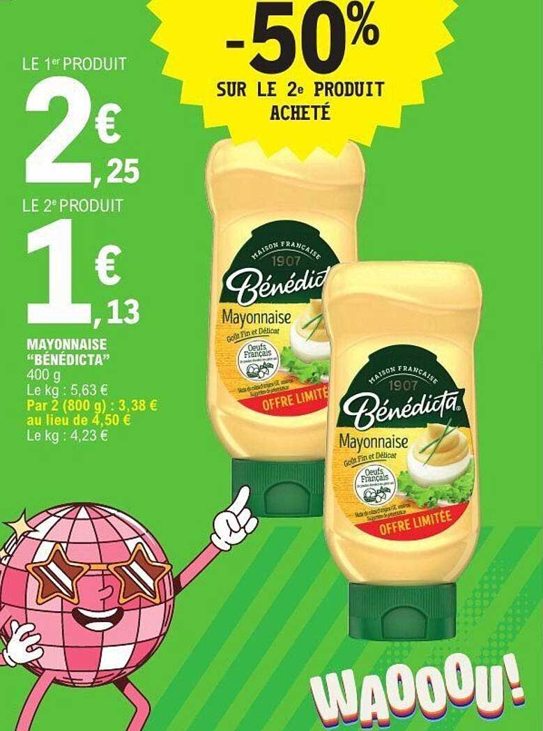 -50% SUR LE 2e PRODUIT ACHETÉ