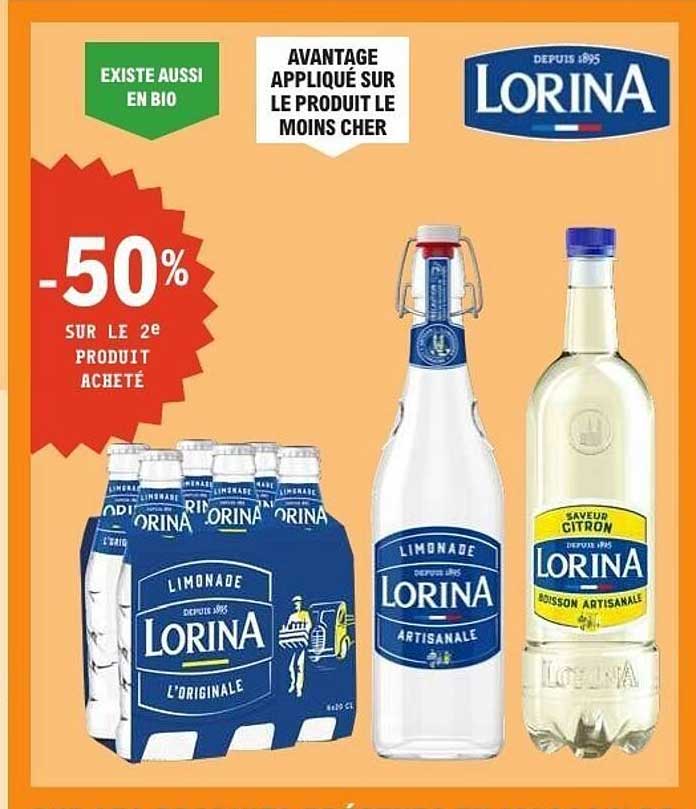 -50% SUR LE 2e PRODUIT ACHETÉ