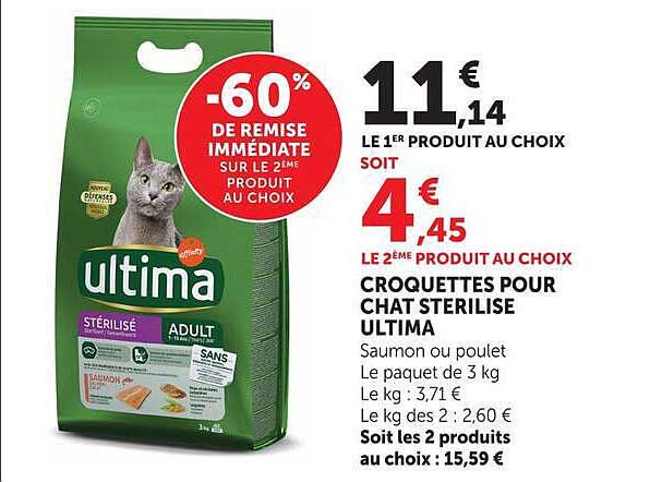 -60% DE REMISE IMMÉDIATE SUR LE 2ÈME PRODUIT AU CHOIX