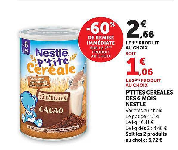 -60% DE REMISE IMMÉDIATE SUR LE 2ÈME PRODUIT AU CHOIX