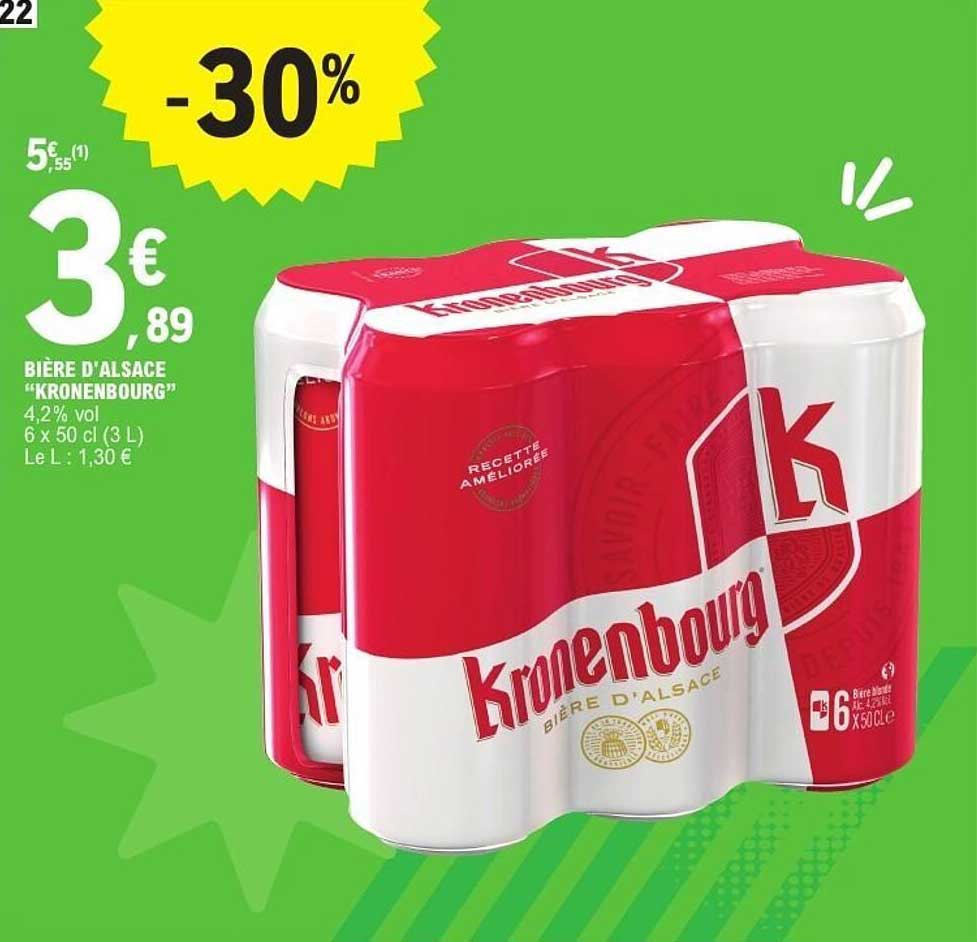 BIÈRE D'ALSACE "KRONENBOURG"