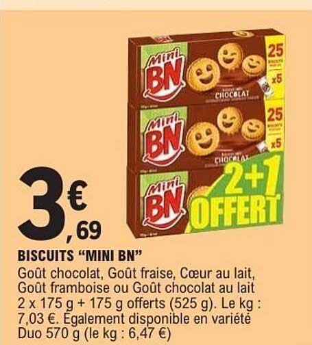 BISCUITS “MINI BN”