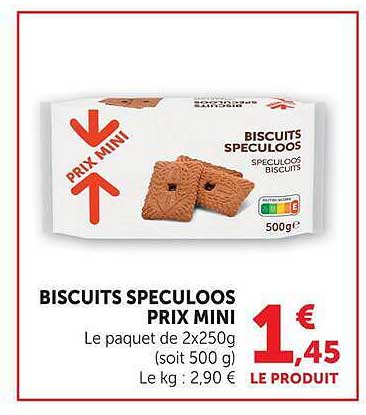 BISCUITS SPECULOOS PRIX MINI