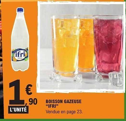BOISSON GAZEUSE "IFRI"