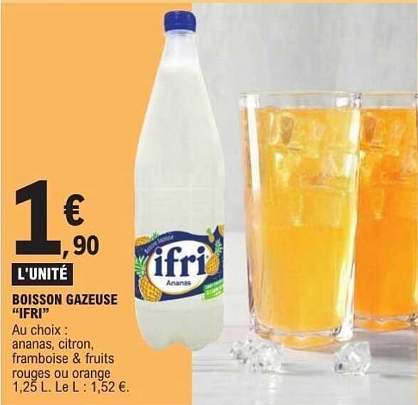 BOISSON GAZEUSE “IFRI”