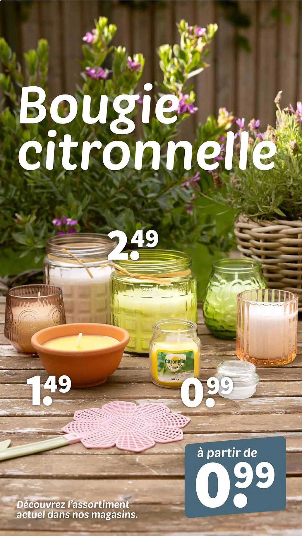 Bougie citronnelle