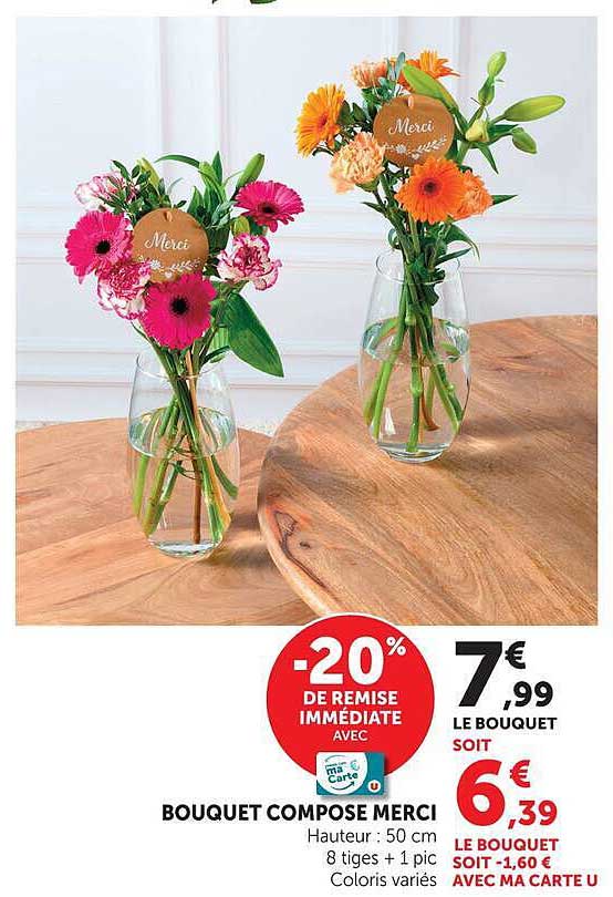 BOUQUET COMPOSE MERCI