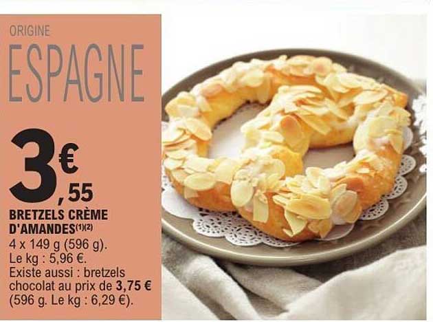 BRETZELS CRÈME D'AMANDES
