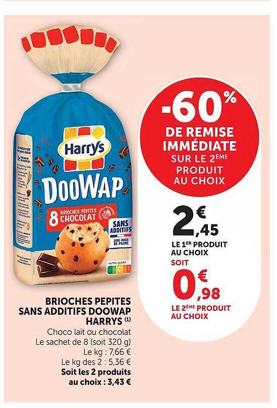 BRIOCHES PEPITES SANS ADDITIFS DOOWAP HARRYS (1)