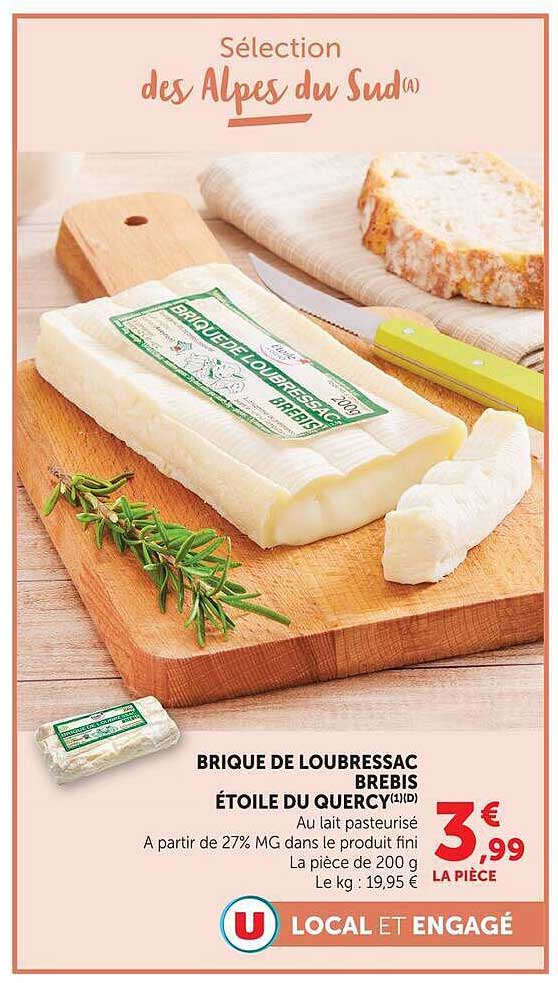 BRIQUE DE LOUBRESSAC BREBIS ÉTOILE DU QUERCY