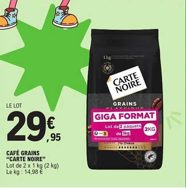 CAFÉ GRAINS "CARTE NOIRE"