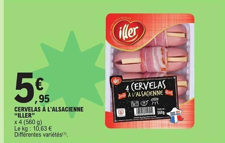 CERVELAS À L'ALSACIENNE "ILLER"