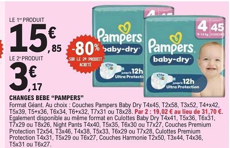 CHANGES BEBE “PAMPERS”
