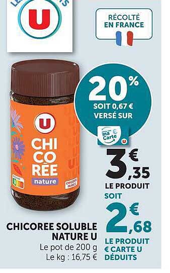 CHICOREE SOLUBLE NATURE U