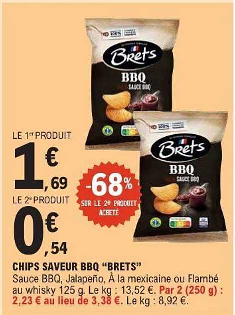 CHIPS SAVEUR BBQ “BRETS”