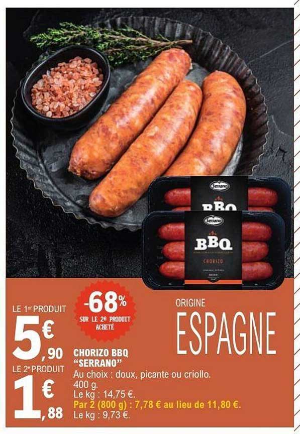 CHORIZO BBQ "SERRANO"