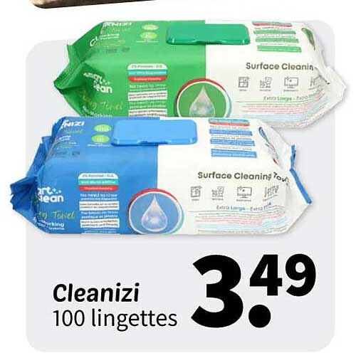 Cleanizi 100 lingettes