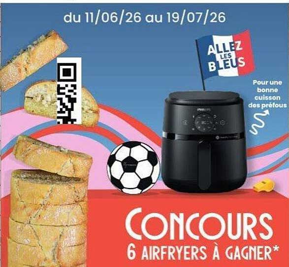 CONCOURS 6 AIRFRYERS À GAGNER*