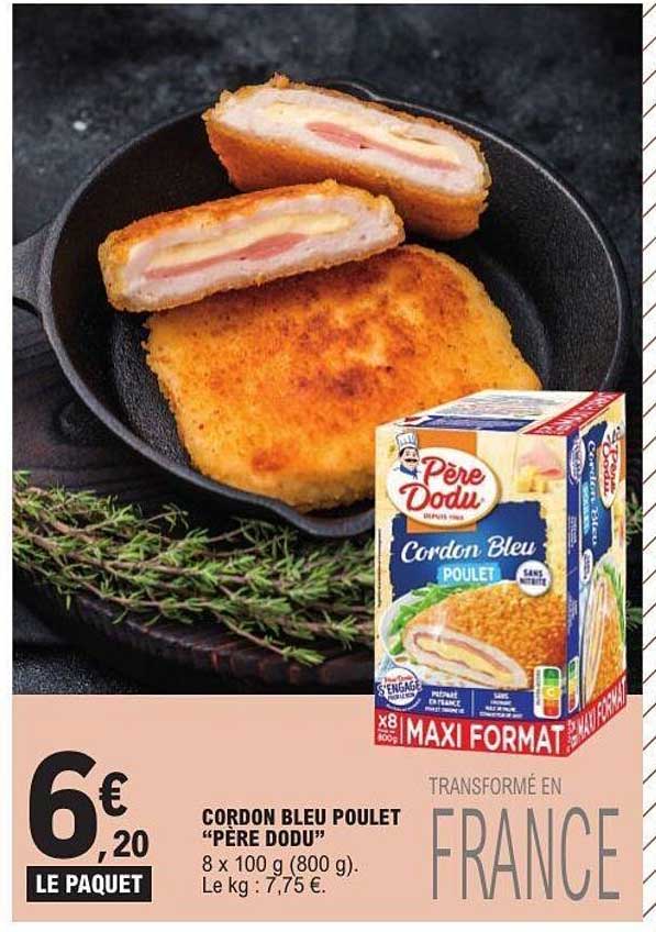 CORDON BLEU POULET “PÈRE DODU”