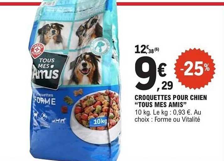 CROQUETTES POUR CHIEN “TOUS MES AMIS”