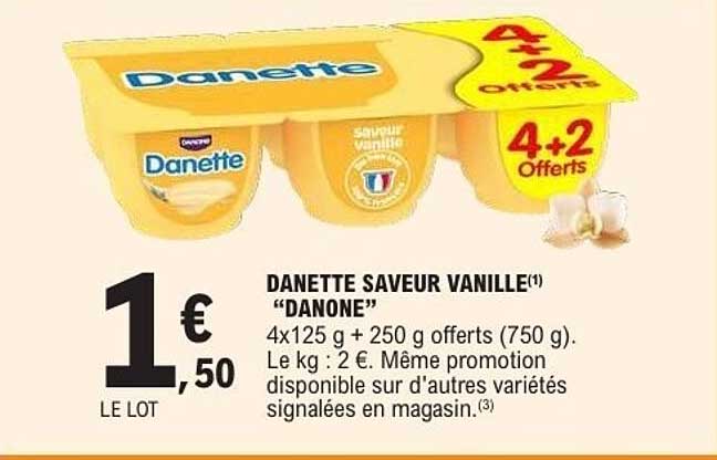 DANETTE SAVEUR VANILLE(1) “DANONE”