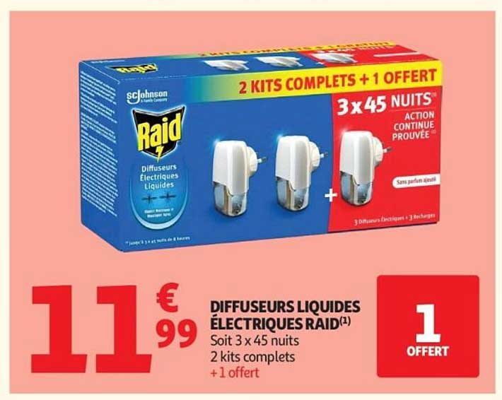 DIFFUSEURS LIQUIDES ÉLECTRIQUES RAID