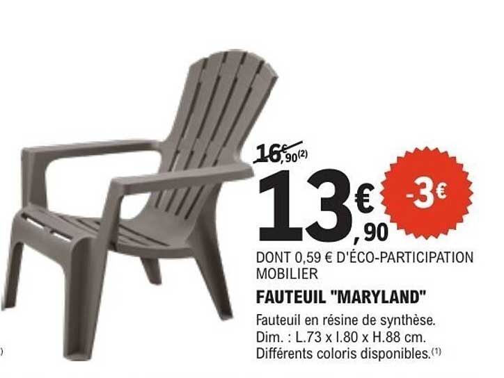 FAUTEUIL "MARYLAND"