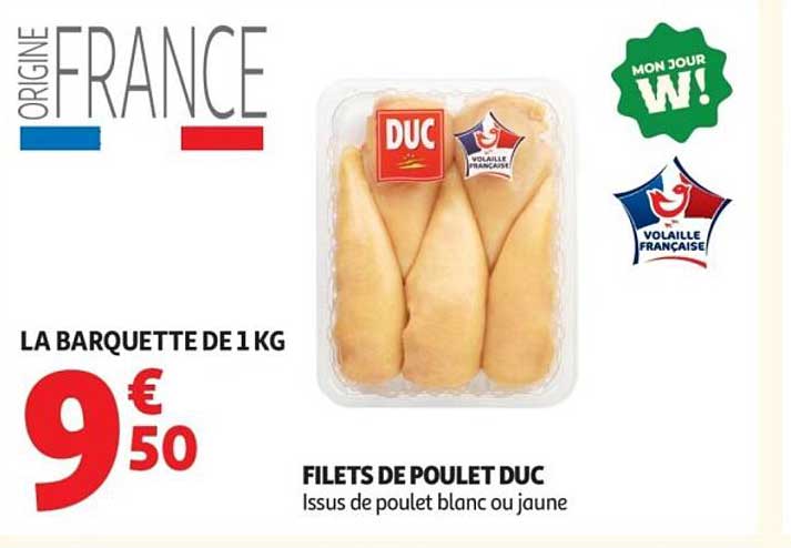 FILETS DE POULET DUC