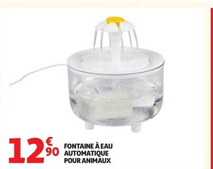 FONTAINE À EAU AUTOMATIQUE POUR ANIMAUX