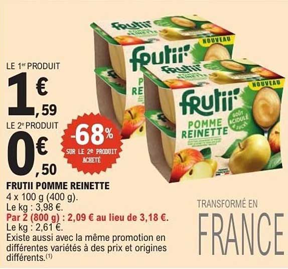 FRUITI POMME REINETTE