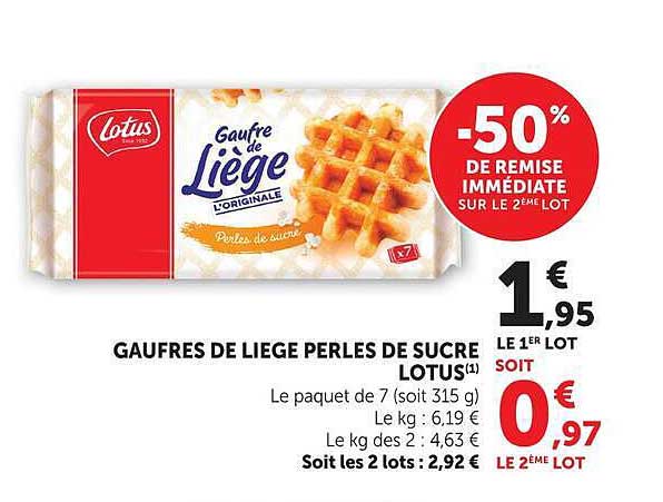 GAUFRES DE LIEGE PERLES DE SUCRE LOTUS(1)