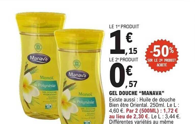 GEL DOUCHE “MANAVA”