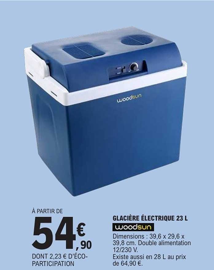 GLACIÈRE ÉLECTRIQUE 23 L WOODSUN