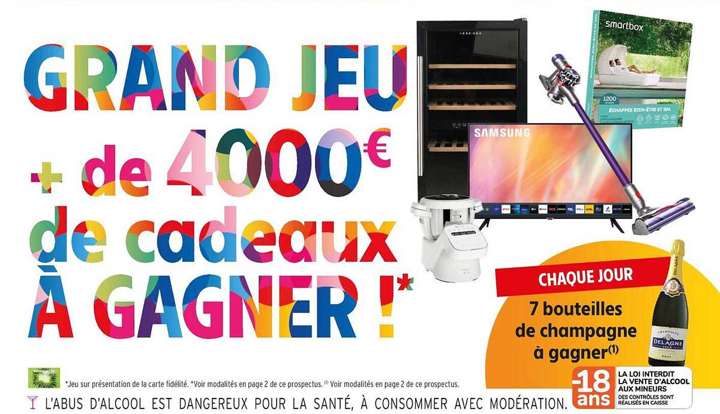 GRAND JEU + de 4000€ de cadeaux à gagner !