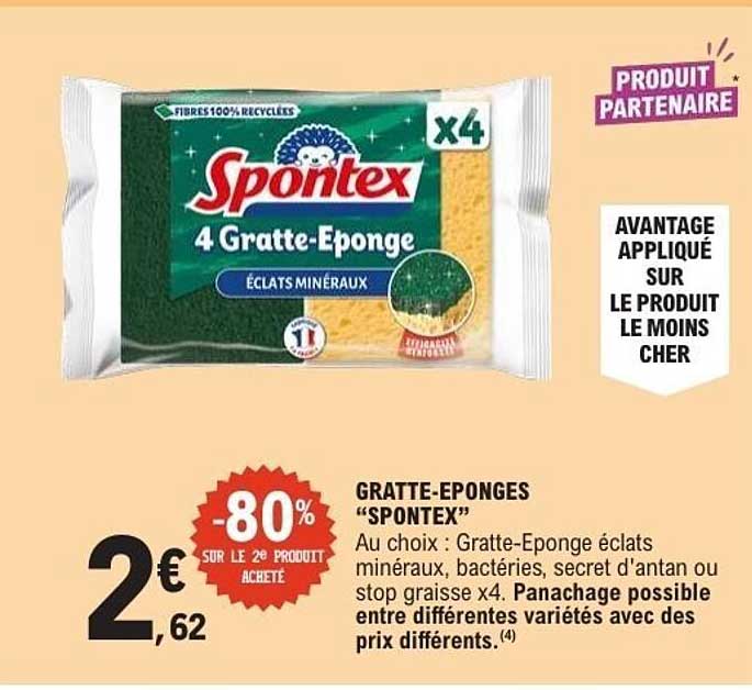 GRATTE-EPONGES “SPONTEX”