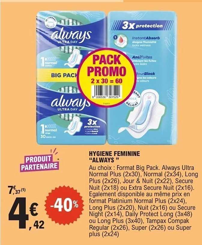 HYGIENE FEMININE “ALWAYS ”