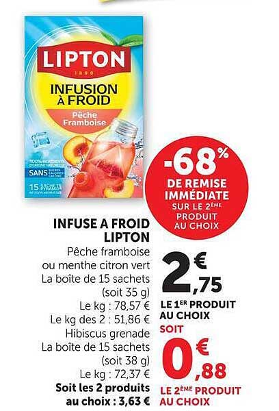 INFUSE A FROID LIPTON
