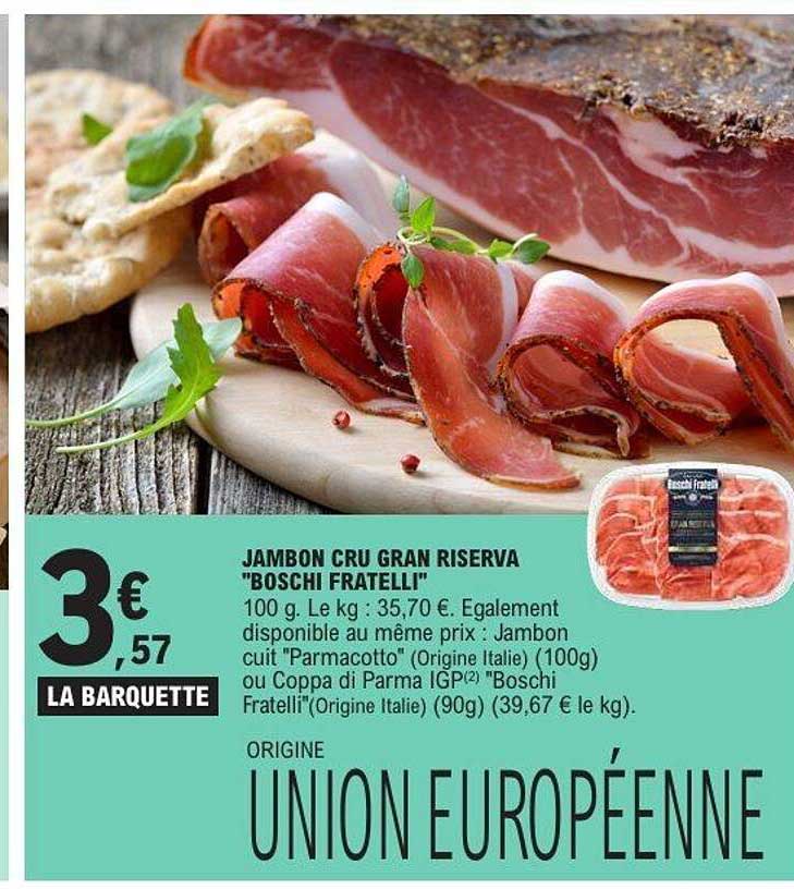 JAMBON CRU GRAN RISERVA "BOSCHI FRATELLI"