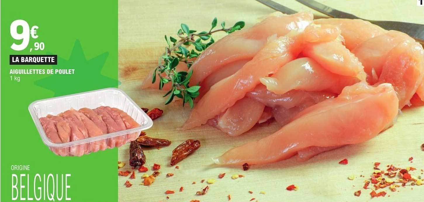 LA BARQUETTE AIGUILLETTES DE POULET 1 kg