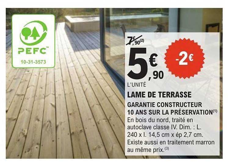 LAME DE TERRASSE