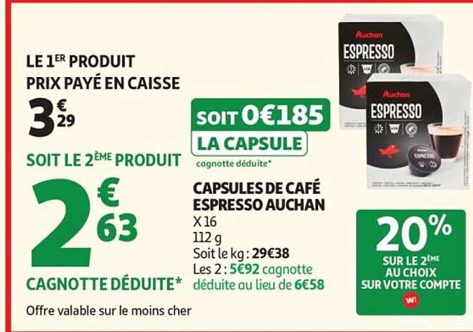 LE 1ER PRODUIT PRIX PAYÉ EN CAISSE