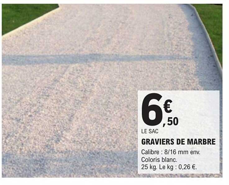 LE SAC GRAVIERS DE MARBRE