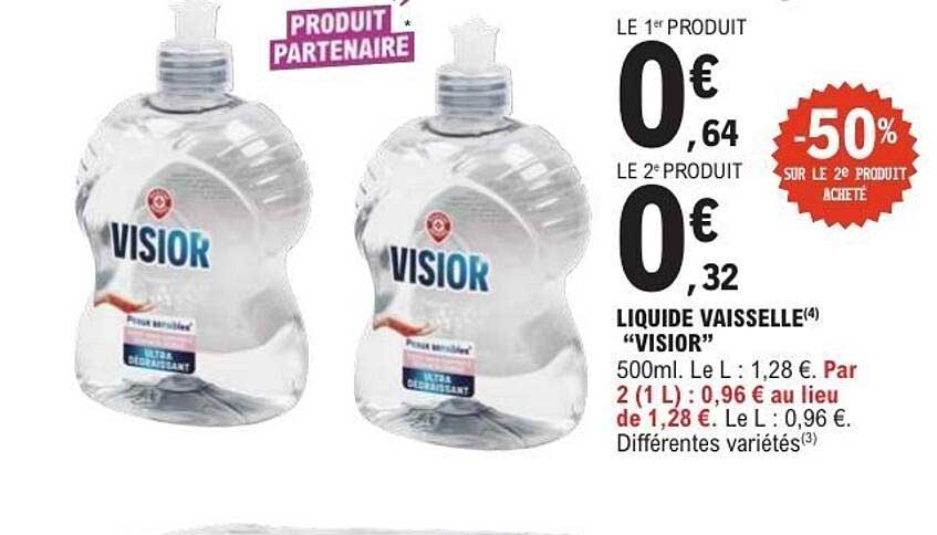 LIQUIDE VAISSELLE "VISIOR"