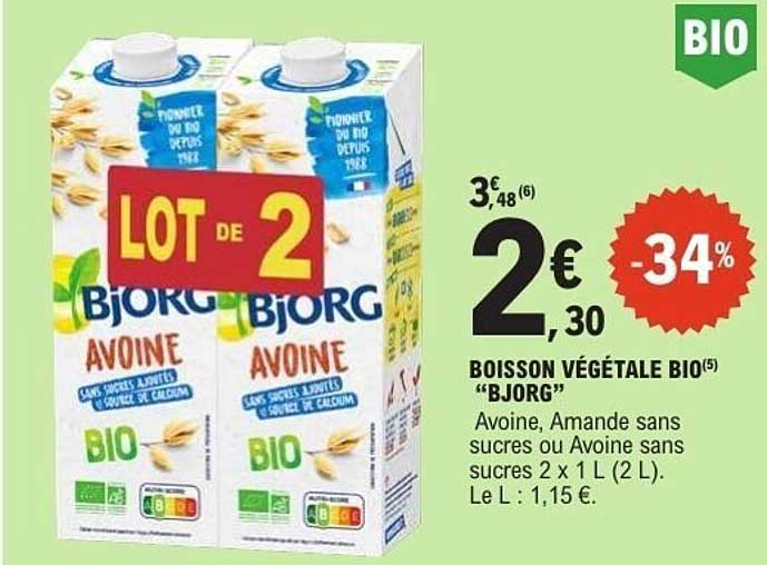 LOT DE 2 BJORG AVOINE