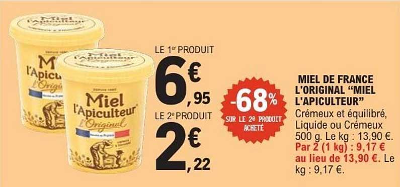 Miel de France L'Original "Miel l'Apiculteur"