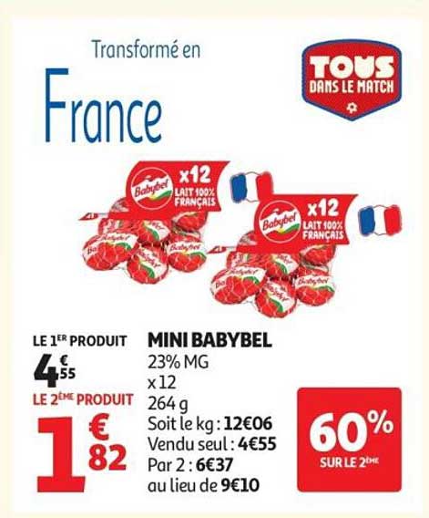 MINI BABYBEL 23% MG x12 264 g