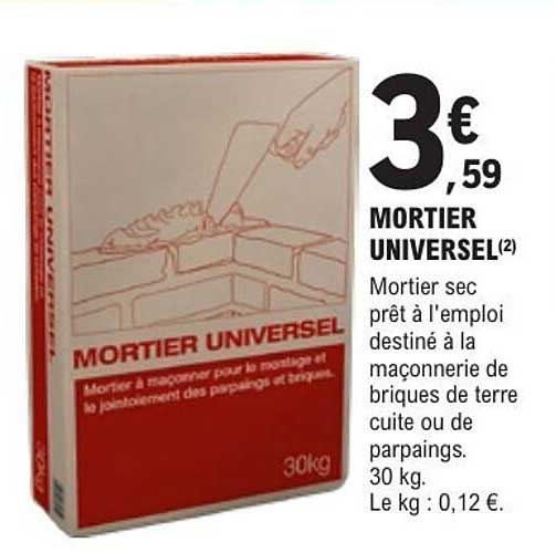 MORTIER UNIVERSEL(2)
