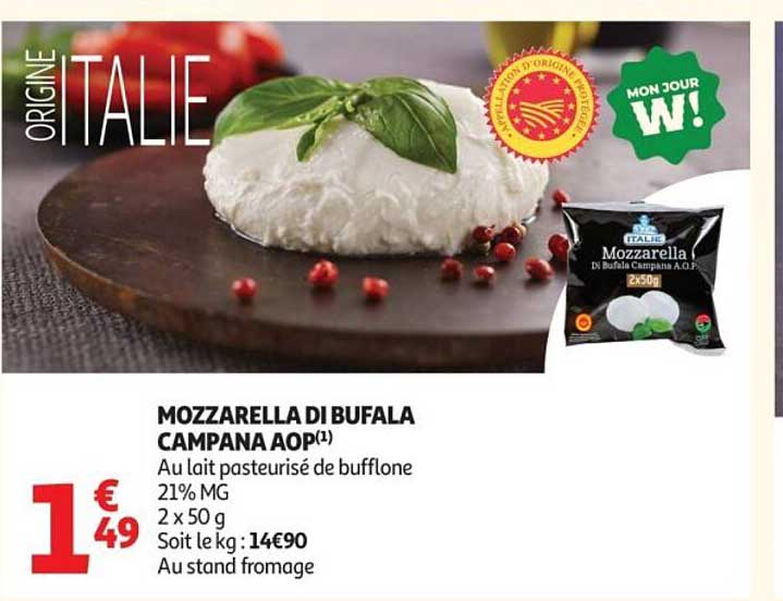 MOZZARELLA DI BUFALA CAMPANA AOP