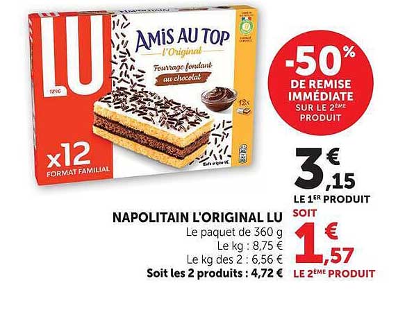 NAPOLITAIN L'ORIGINAL LU