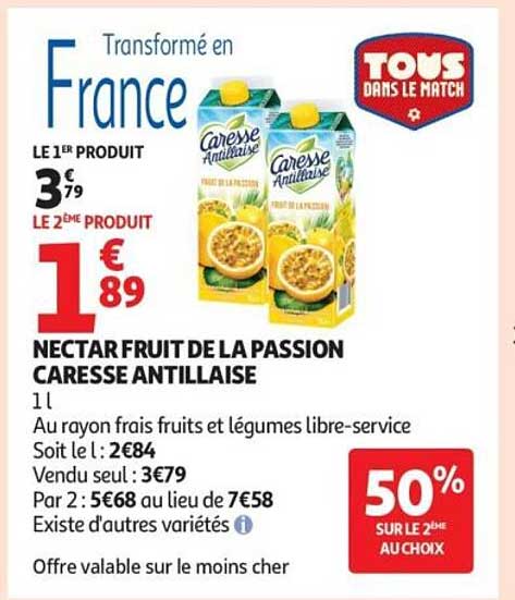 NECTAR FRUIT DE LA PASSION CARESSE ANTILLAISE